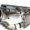 AR15 Battle Worn Upper and 80% lower set - done in Silver and Black- 5.56/.223/300 AAC/ 7.62x39/ 6.8/